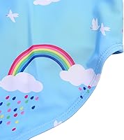 Vista 4 de LIZENS Traje de baño de una pieza para niñas, traje de baño de playa lindo