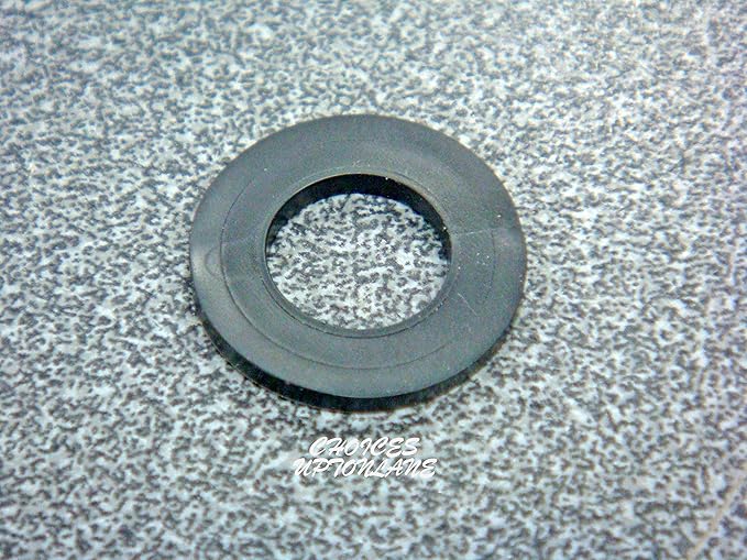 Replacement Flat Black 1/2" Rubber WASHERS for Various Plumbing
