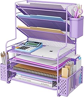 12 Bloxburg Office Ideas for Cute Functional Workspaces 87 Simple Trending 7 Tier Desk File Organizer, Letter Tray Paper Organizer ...