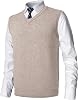 MeiLayM Mens Winter V-Neck Sleeveless Vest Sweater Vest Knitted Vest Sleeveless Classic Sweater Vest Leisure Knitted Business West Slim Fit Plain Gentleman Vest