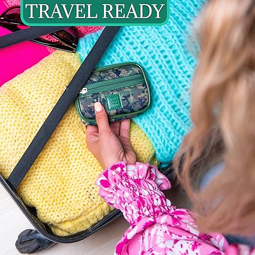 Miniatura 6 de Made Easy Kit Pastillero  Organizador semanal de medicina con caja extraíble de vitaminas y suplementos de siete días (camuflaje verde oscuro)