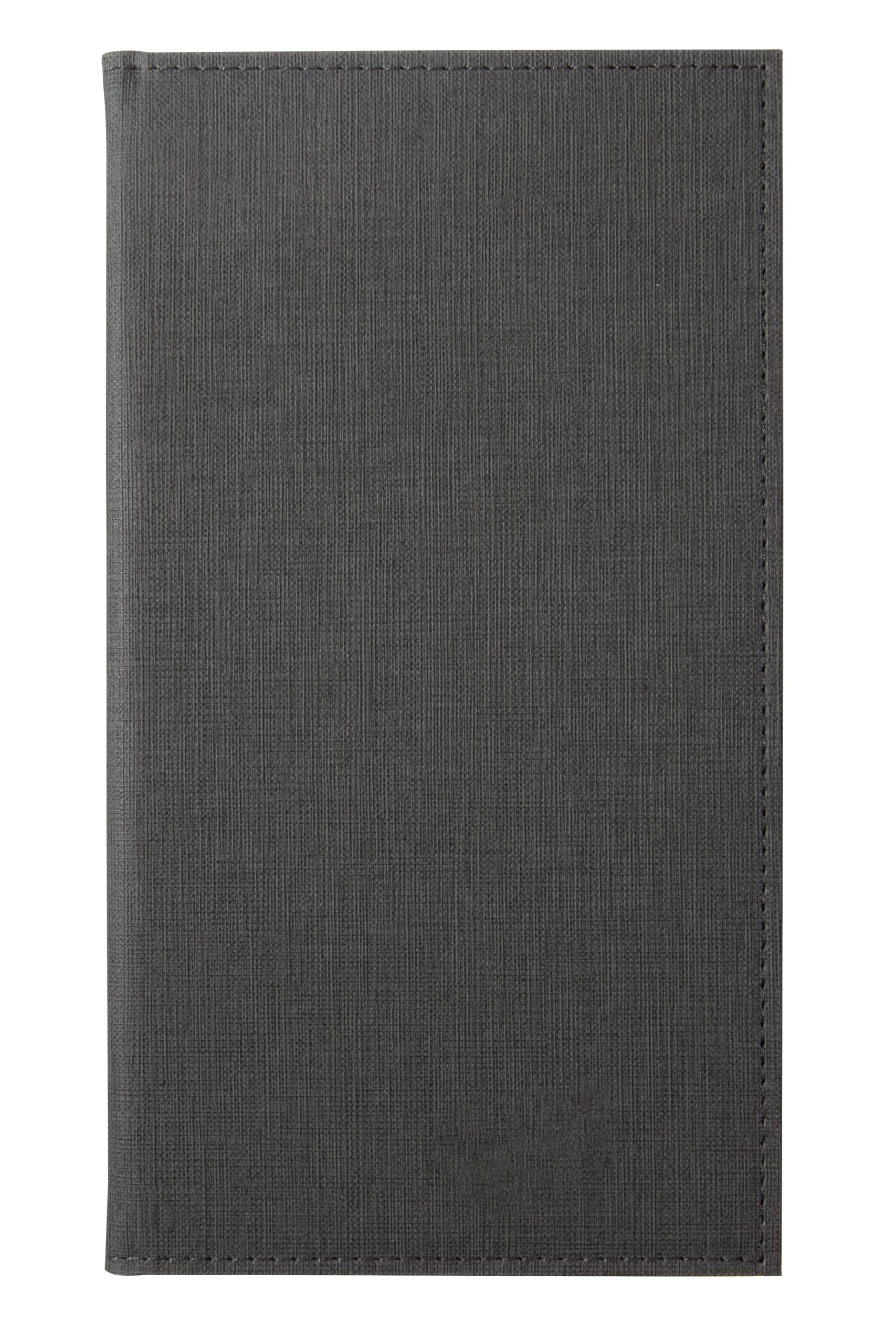 SIGEL RM101/5 Rechnungsmappe, anthrazit mit edler Leinenstruktur, 5er Pack, strapazierfähig und leicht abwischbar, 23 x 13 cm