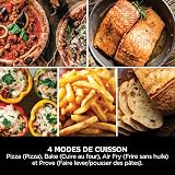 Ninja Artisan Electric Pizza Oven and Air Fryer with 4 Cooking Functions, Serving Board, Pizza Cutter, 30cm Pizza Stone, Pizza Shovel, Griddle and Airfry Basket, Green MO201AMZEU - 8