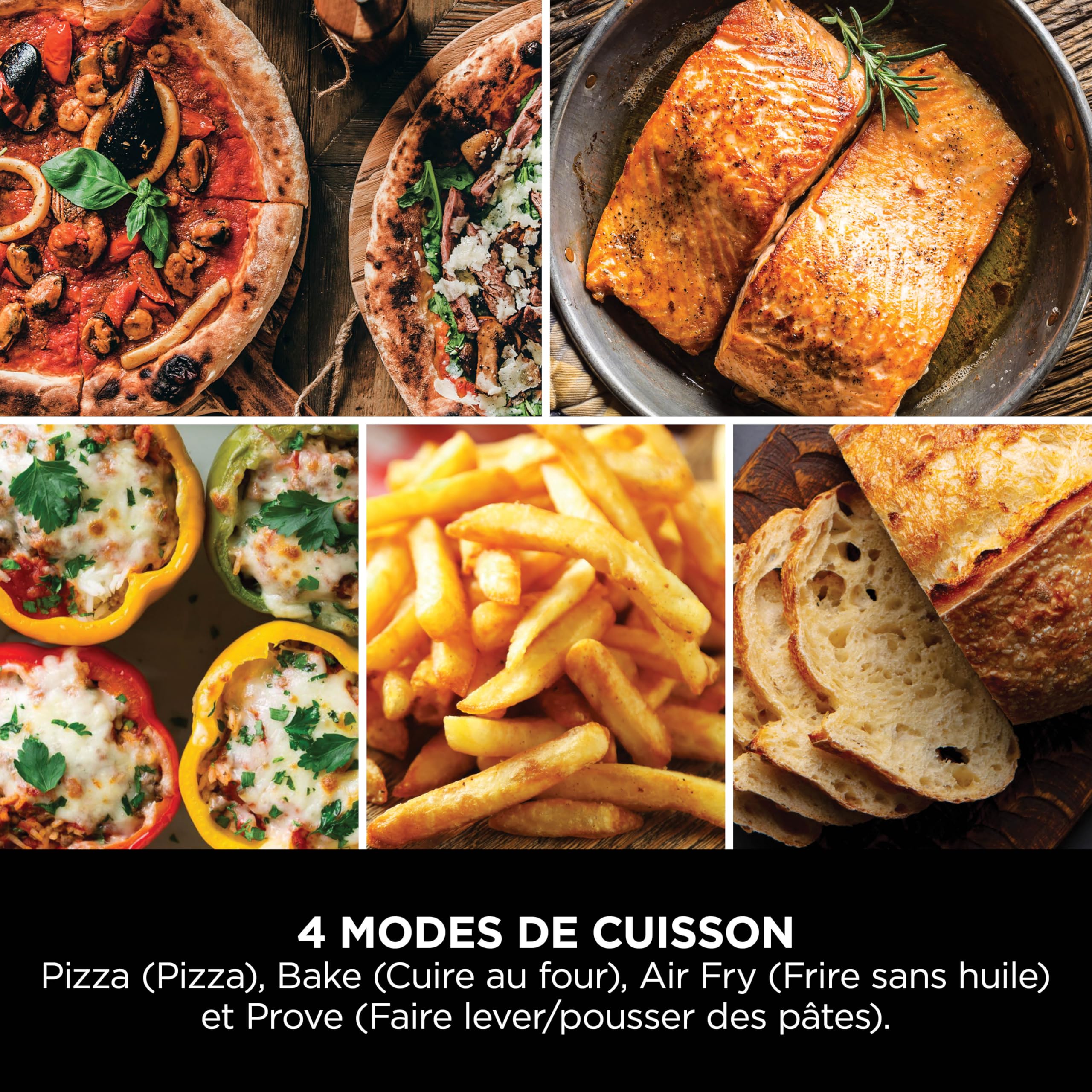 Ninja Artisan - Four électrique à pizza et friteuse à air d'extérieur, 4 programmes de cuisson, planche à découper, découpeuse, pierre réfractaire 30 cm, pelle, panier, panier de friture, vert