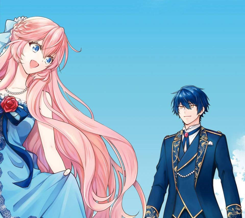 悪役令嬢は隣国の王太子に溺愛される ティアラローズ・ラピス・クレメンティール,アクアスティード・マリンフォレスト Android(960×854)待ち受け画像