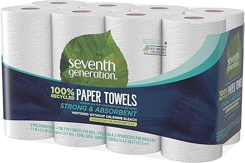 Miniatura 10 de Seventh Generation Rollos de toallas de papel, 4, 4