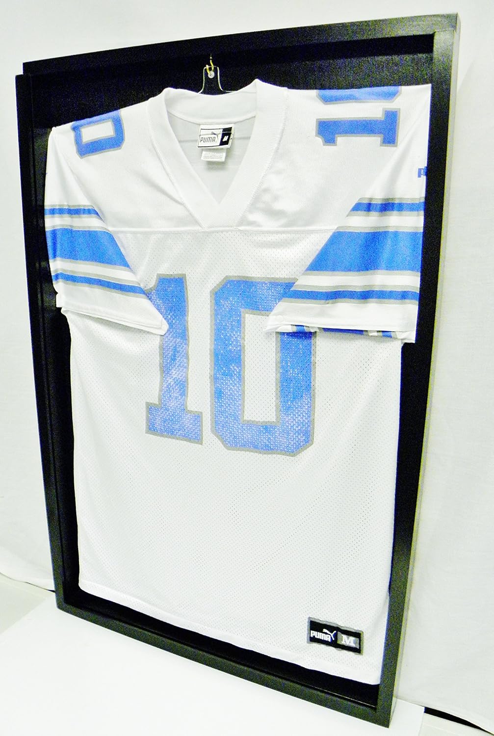 FERGRELM Jersey Display Case Shadow Box Black Shadow Jersey Shirt Frame