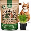 Organo Republic Cat Grass Seeds Mix - 20,800 Non-GMO Heirloom Seeds for Cats & Pets, 16 oz Pack for Growing Fresh Barley, Oat, Rye & Wheat Grass Seeds for Planting, Indoor Plants, Hairball Remedy