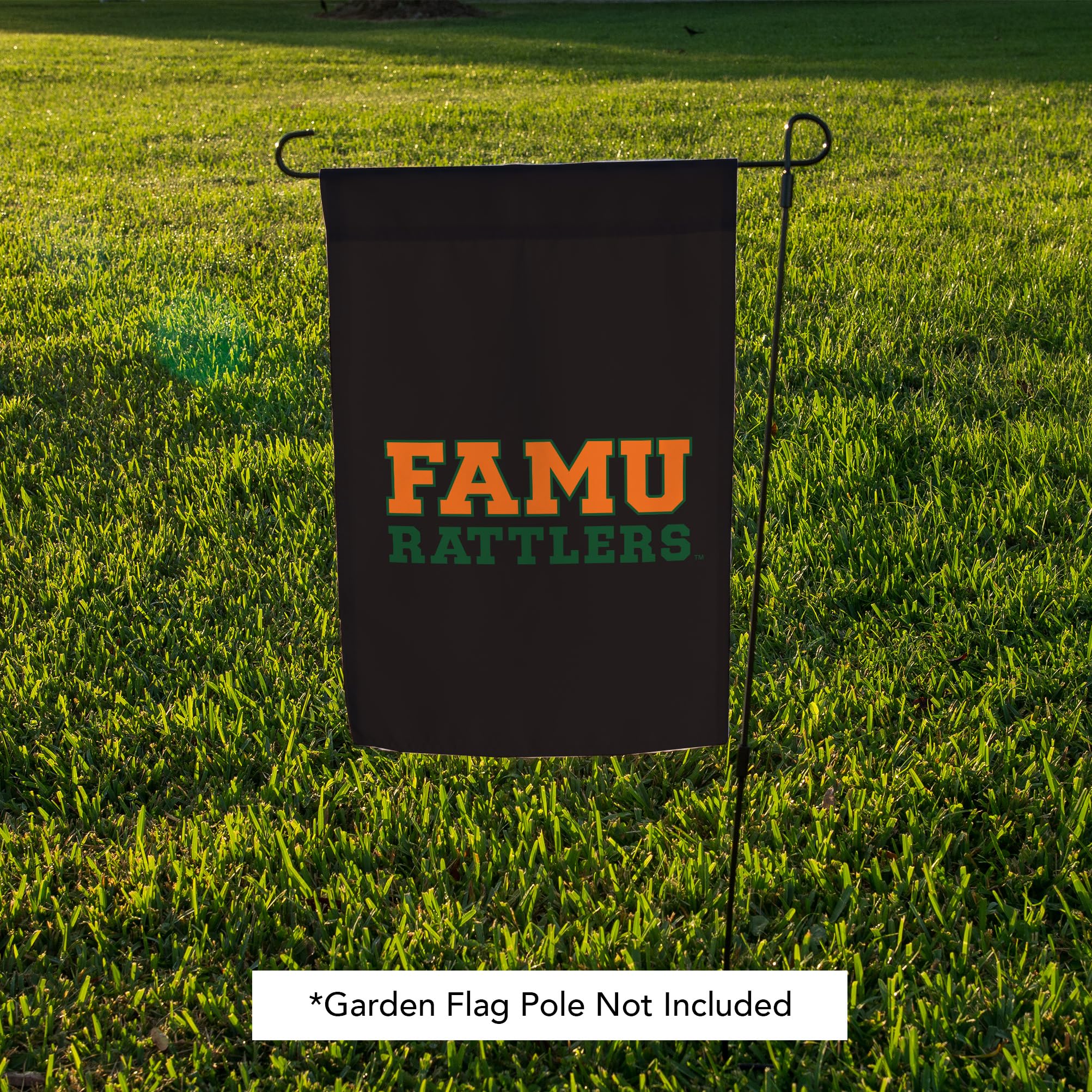 Florida A&M University Gartenflagge – Doppelseitig, 100% Polyester, Offiziell Lizenziert
