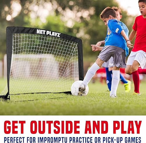 Miniatura 3 de Soccer Goals Soccer Net Pop-up Football Goals Portable 4x3ft Kids Youth  Teens Backyard Games Practice  Training