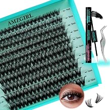 Lash Extension Kit 200PCS Lash Clusters Mix Eyelash Extension Kit with Waterproof Lash Bond and Remover,Individual Lashes with Lash Tweezers for Beginners at Home60D,D-Mix9-16mm