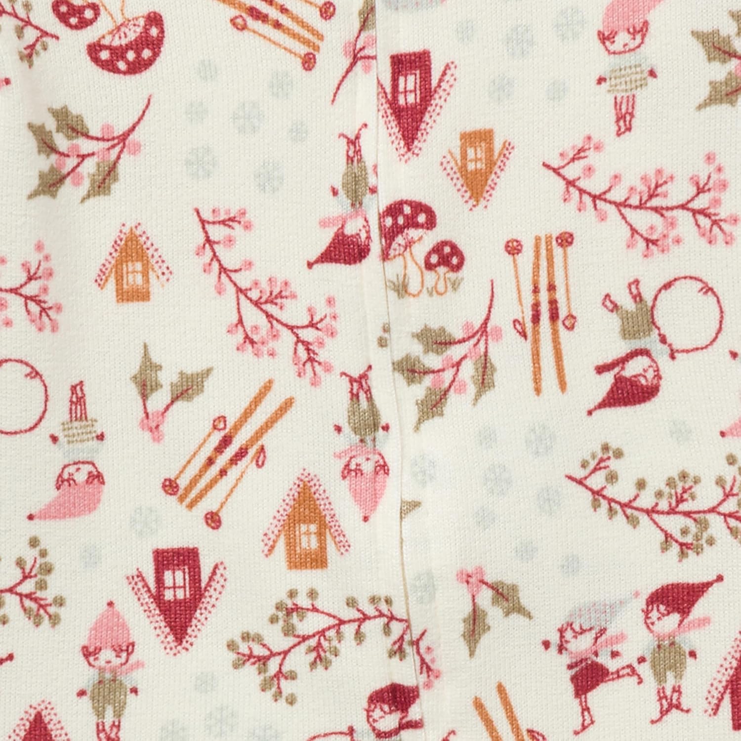 Modern Moments by Gerber unisex-baby Holiday Tight Fitting Very Soft Footless Pajamas - Image 4