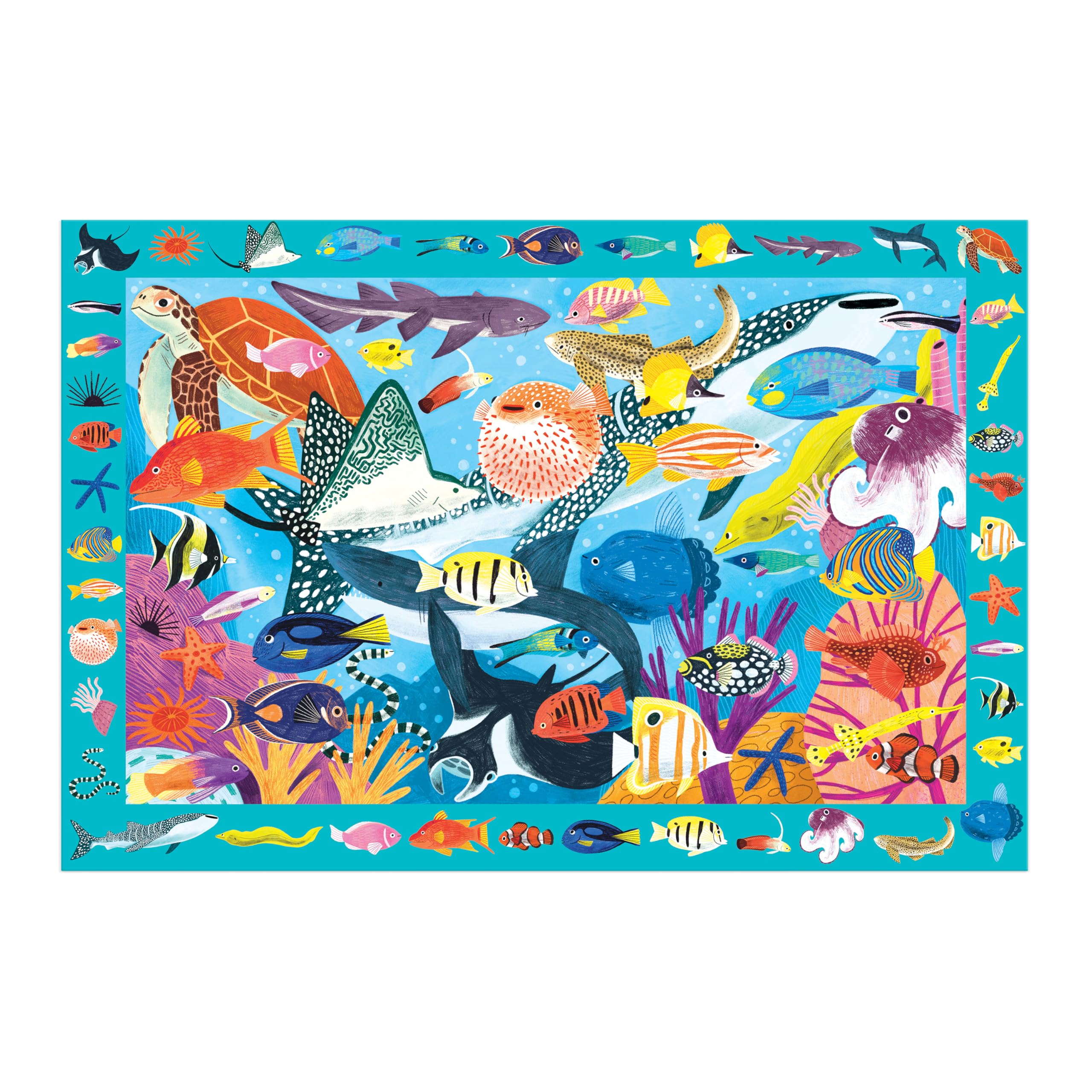 Amazon.com: Mudpuppy - Coral Reef 64 Piece Search & Find Puzzle