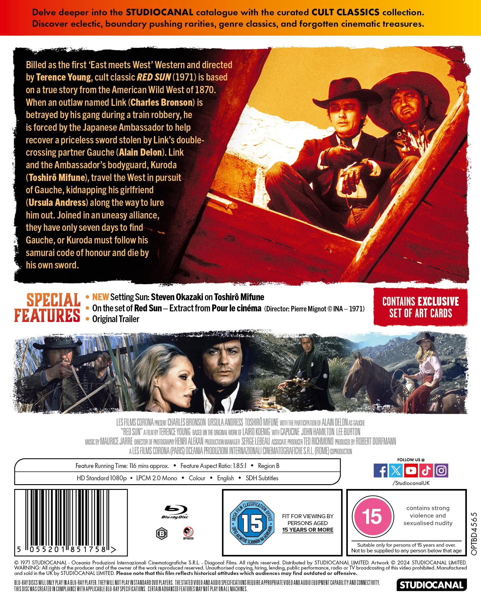 Red Sun (Cult Classics) [Blu-ray]