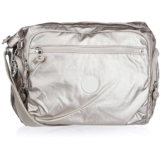 Kipling Women's Gabbie Crossbody, Lightweight Everyday Purse, Casual Shoulder Bag, Metallic Glow