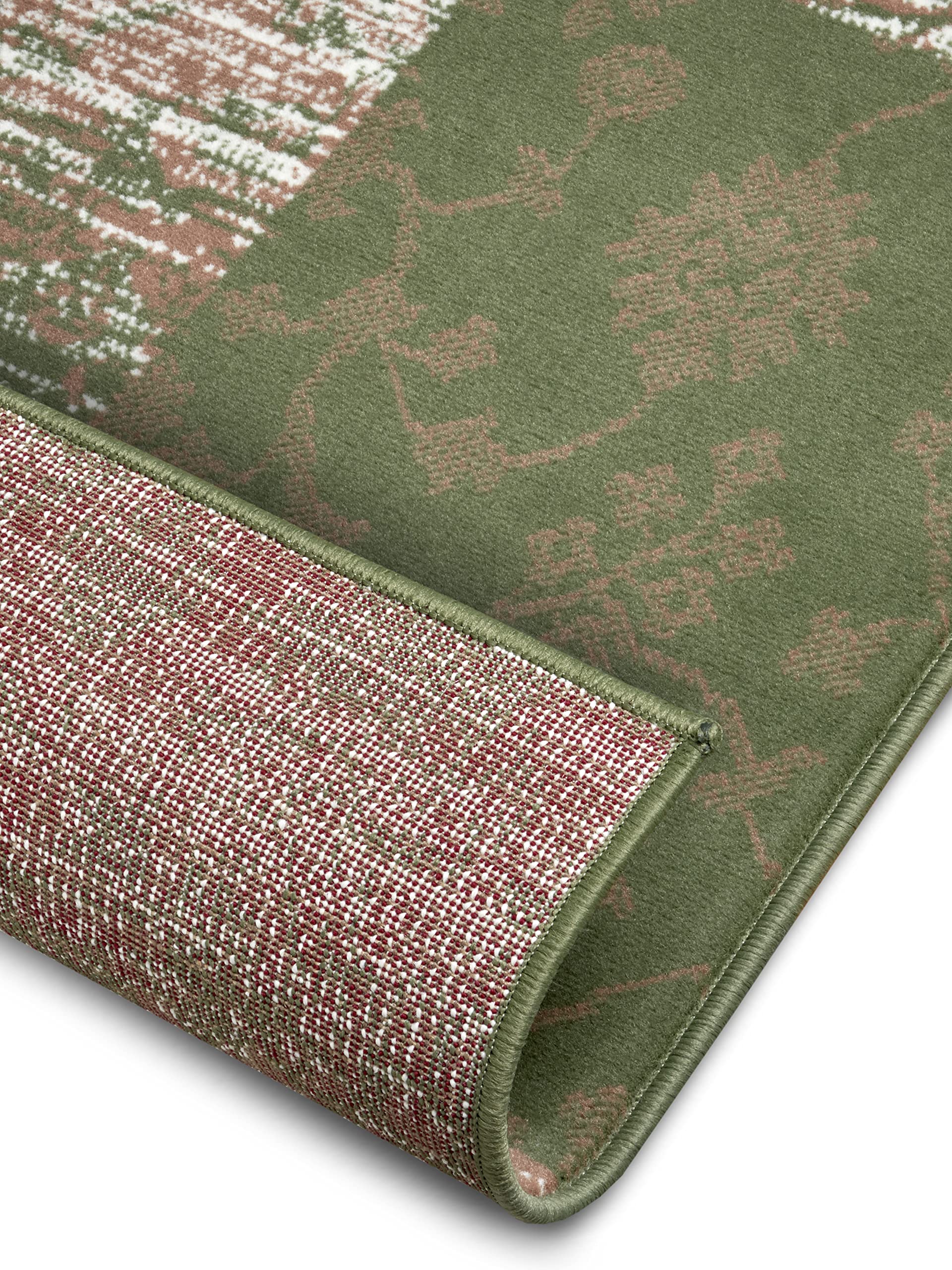 Hanse Home Gloria Orient tapijt, 160 x 230 cm, woonkamertapijt, meerkleurig, vintage tapijt, oosters patroon voor hal, eetkamer, slaapkamer, kinderkamer, woonkamer, keuken, groen Hanse Home Gloria Orient tapijt, 160 x 230 cm, woonkamertapijt, meerkleurig, vintage tapijt, oosters patroon voor hal, eetkamer, slaapkamer, kinderkamer, woonkamer, keuken, groen