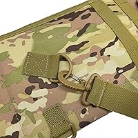 Vista 6 de Silfrae Escopeta táctica vaina táctica rifle táctico vaina escopeta bolsa de hombro