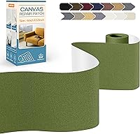 Vista 48 de KING MOUNTAIN Parche de reparación de lona de 9 x 11 pulgadas, 2 piezas, parche de tela impermeable autoadhesivo para sofás, tiendas de campaña