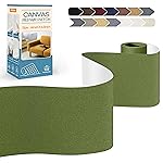KING MOUNTAIN Canvas Repair Tape,Outdoor Gear Patch, 463 Inches,Waterproof,Self-Adhesive for Repairing Boat Covers,Sun Shades,Sofas,Tents,Lounge Chairs,Awnings (Grass Green)