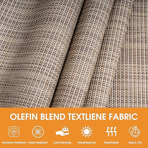 Miniatura 2 de Lazy Daze Hammocks Hamaca doble exterior de 11 pies, hamaca de tela de olefina de secado rápido con barra separadora y bolsillo lateral para piscina