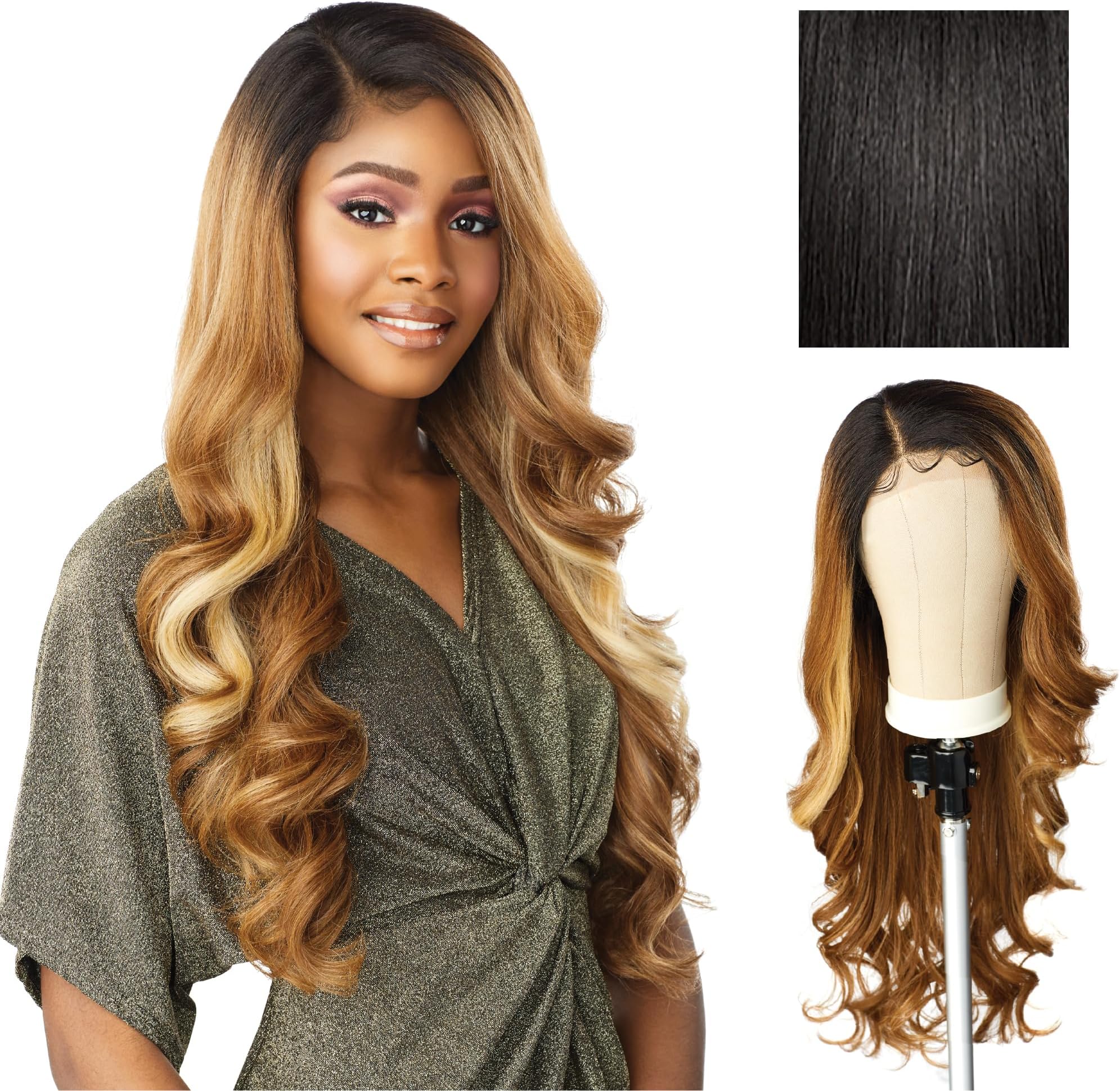 HD Lace Front Wig Butta Lace Unit 7 (1B)