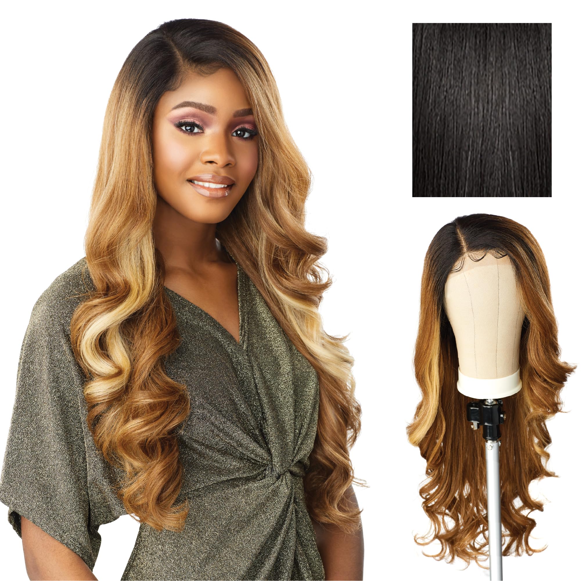 Sensationnel HD Lace Front Wig Butta Lace Unit 7 (1B)