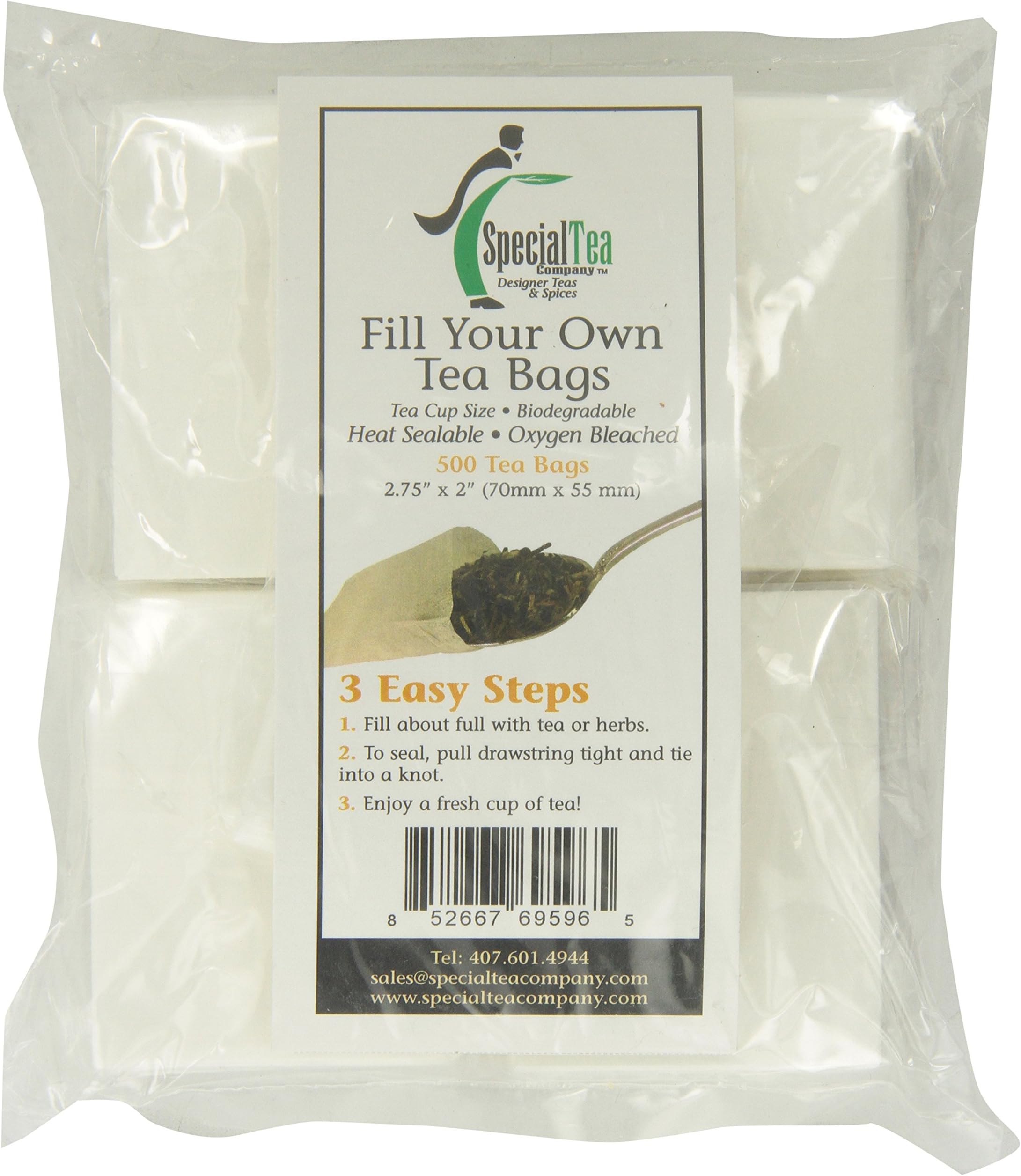 Company 500 Count Empty Tea Bags