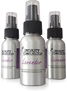 Lavendel Duft Raumspray – Lavendel Home-Duft, durch Sensory Entscheidungen, Metall, Silber, 3 Bottles