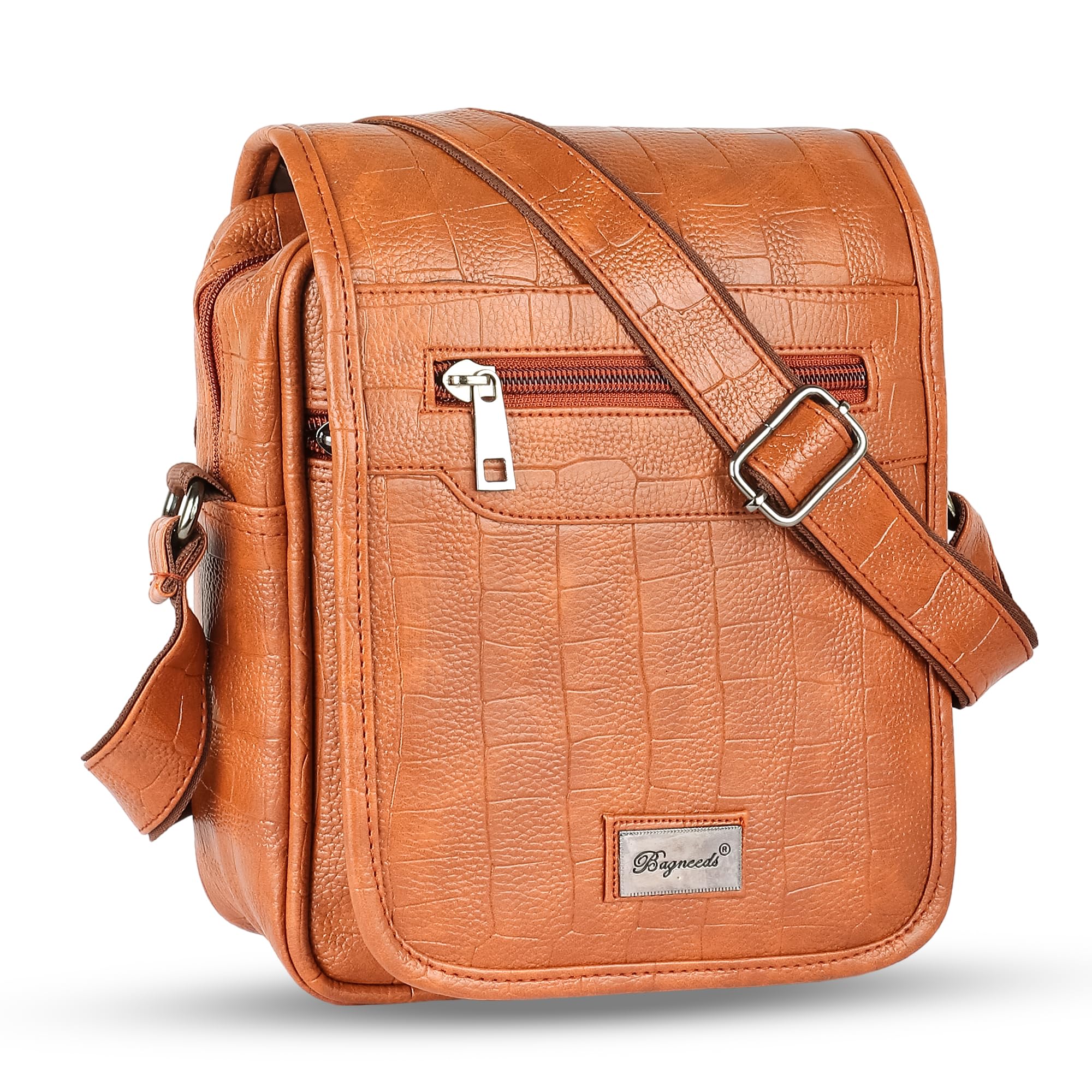 Bagneeds® Croco PU_Leather Men & Women cross_body Sling Bag