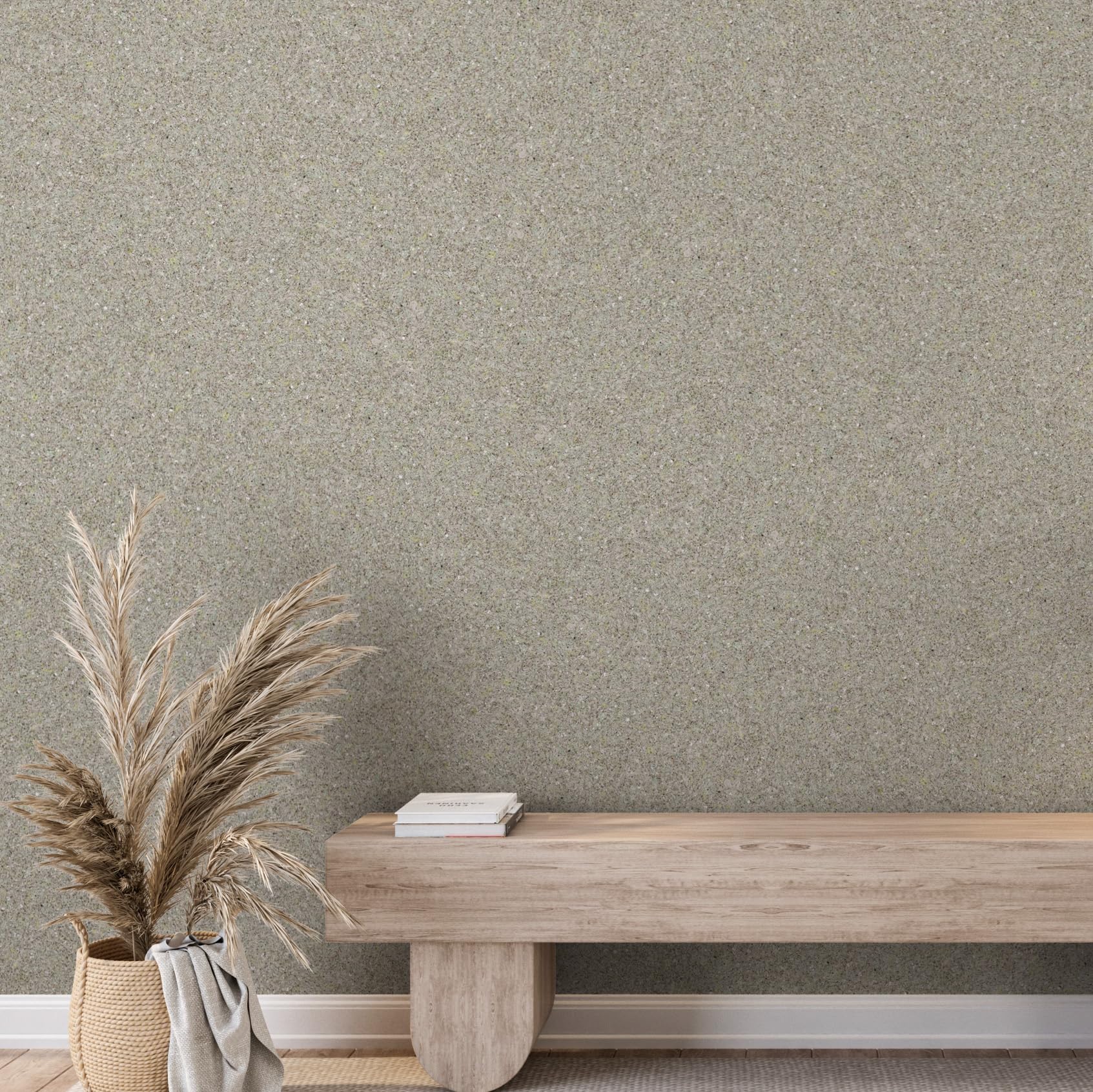 Papel pintado Belka B8 Moderno Gris - Papel pintado líquido - Algodón puro - Gotelé de algodón - Autoadhesivo - Con aislamiento acústico y térmico - Moderno y elegante, DIY Ecológico y Natural | aprox