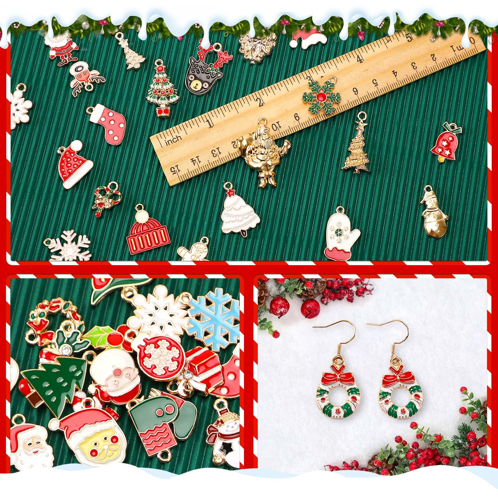 Pendentif à Breloque De Noël Mixte, Bijoux, Artisanat De Fabrication De Bricolage Acheter à Prix Bas - Livraison Gratuite, Avis Réels Avec Des Photos