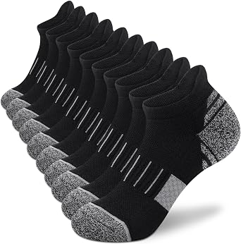 Amutost Ankle Socks Womens Athletic Running Comfort Cushioned 3/5/6Pairs