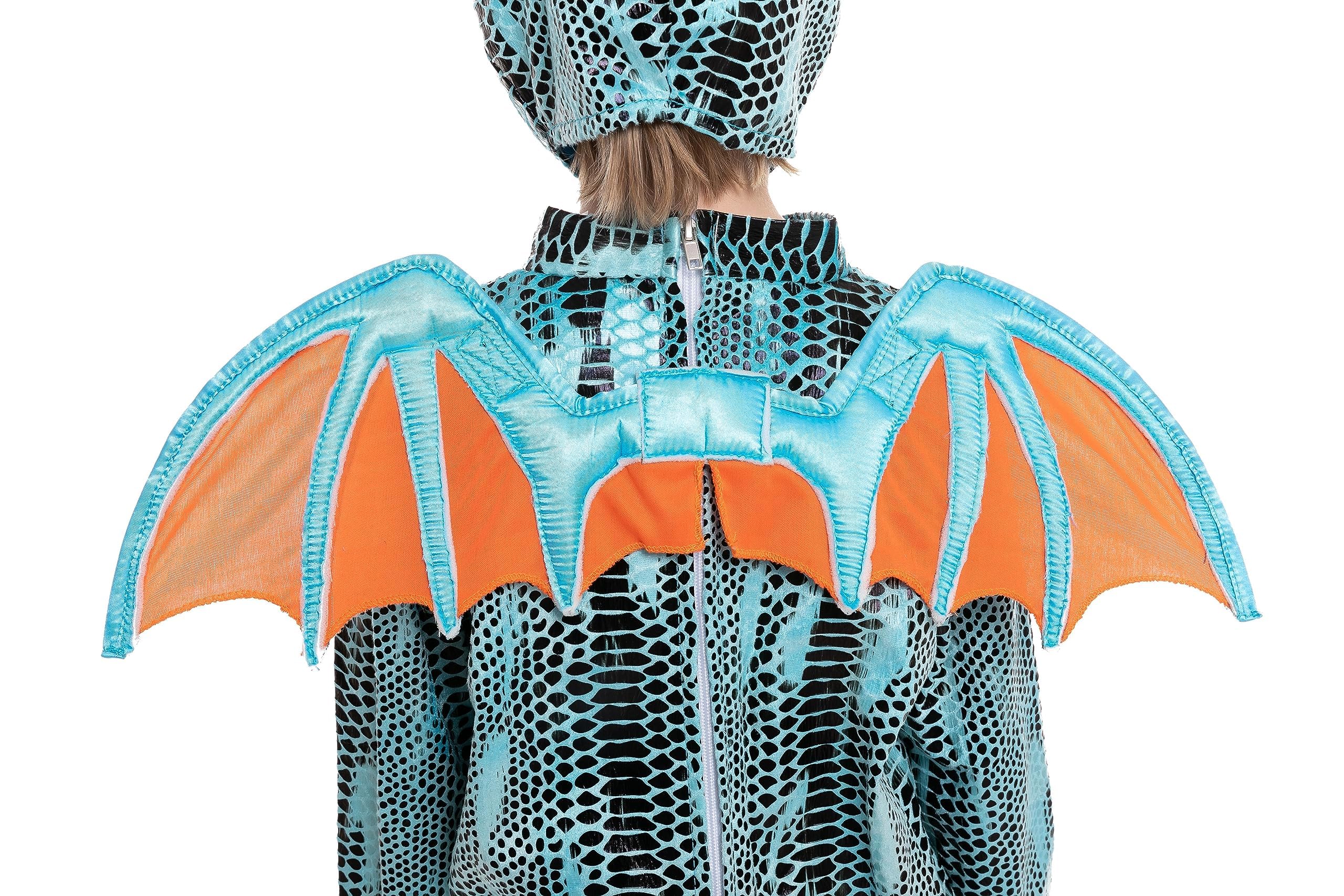 Spooktacular Creations Kostium czerwonego smoka na Halloween Trick or żart Dinozaur Dress-up gra fikcja