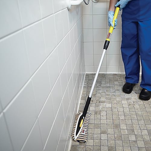 Miniatura 5 de Rubbermaid Commercial FGQ85500BK00 Soporte para paños de microfibra, flexible, fácil de conectar rápidamente, de 11 pulgadas, color negro., Negro, 1