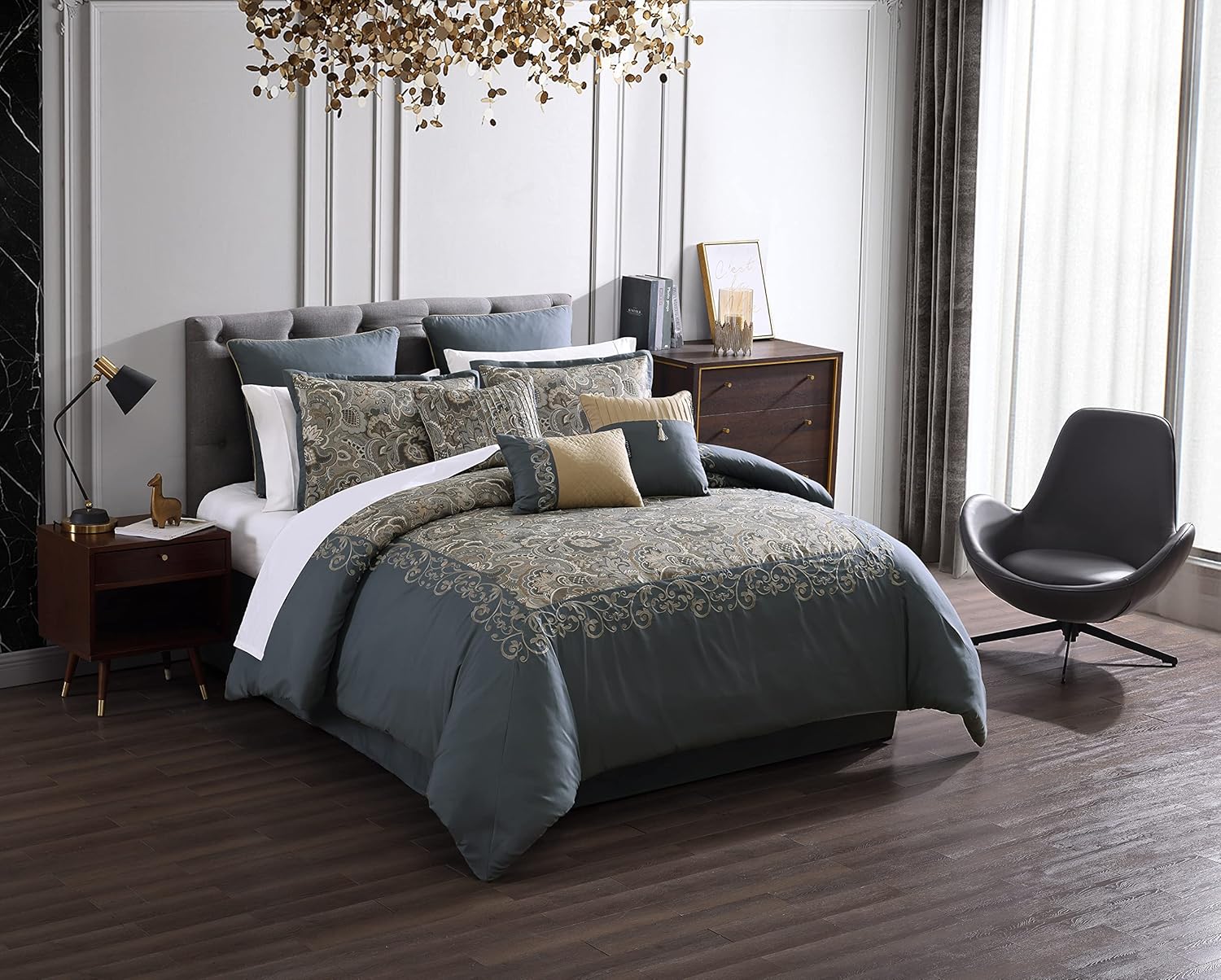 Riverbrook Home Elegant Collection Yorgan Seti, Queen, Co...