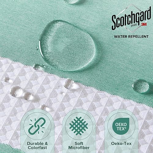 Miniatura 2 de Cortina Madison Park Spa de ducha, con tejido de microfibra maciza, con tratamiento repelente al agua 3M Scotchgard, gofrado, moderna, decoración