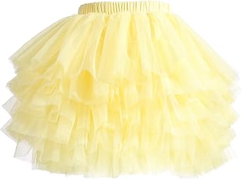 Baby Girls Tutu Skirt Toddler 6 Layered Tulle Tutus 1-8T