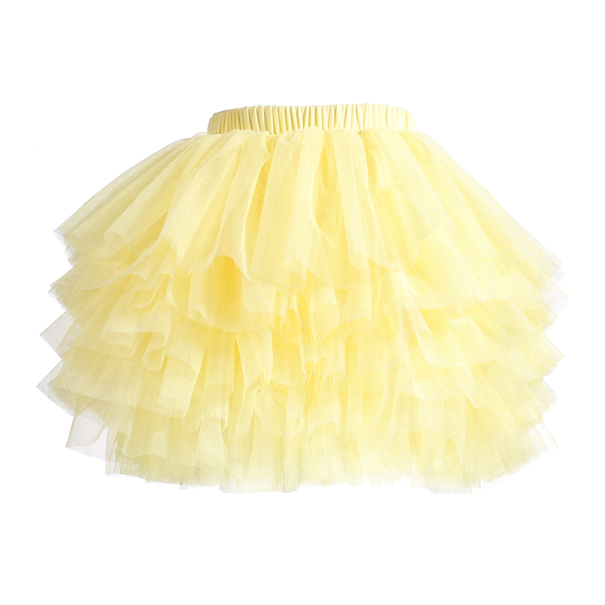 Baby Girls' Tutu Skirt Toddler 6 Layered Tulle Tutus 1-8T