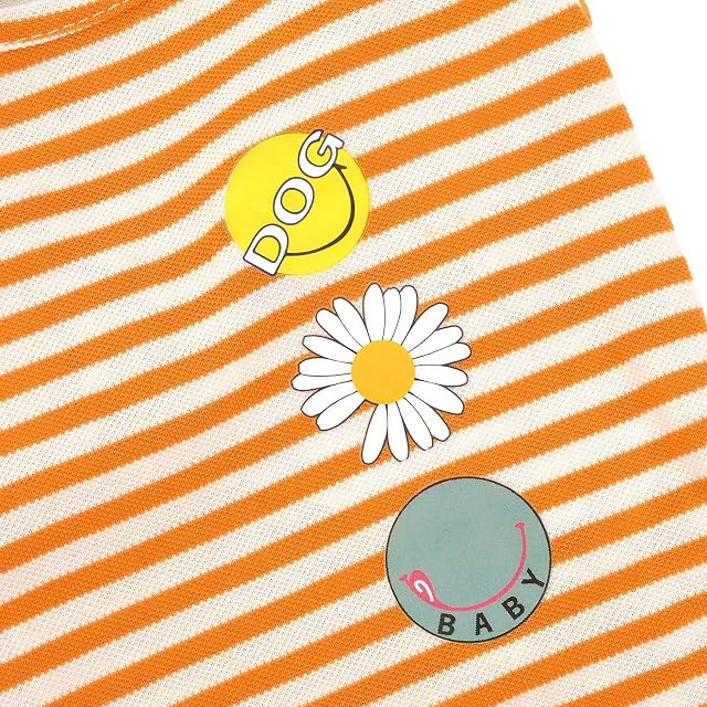 Foto 7 de 8 de PAIDEFUL Camisas a Rayas para Perros Pequeños Medianos Gatos Chaleco de Algodón Suave Camiseta sin Mangas…