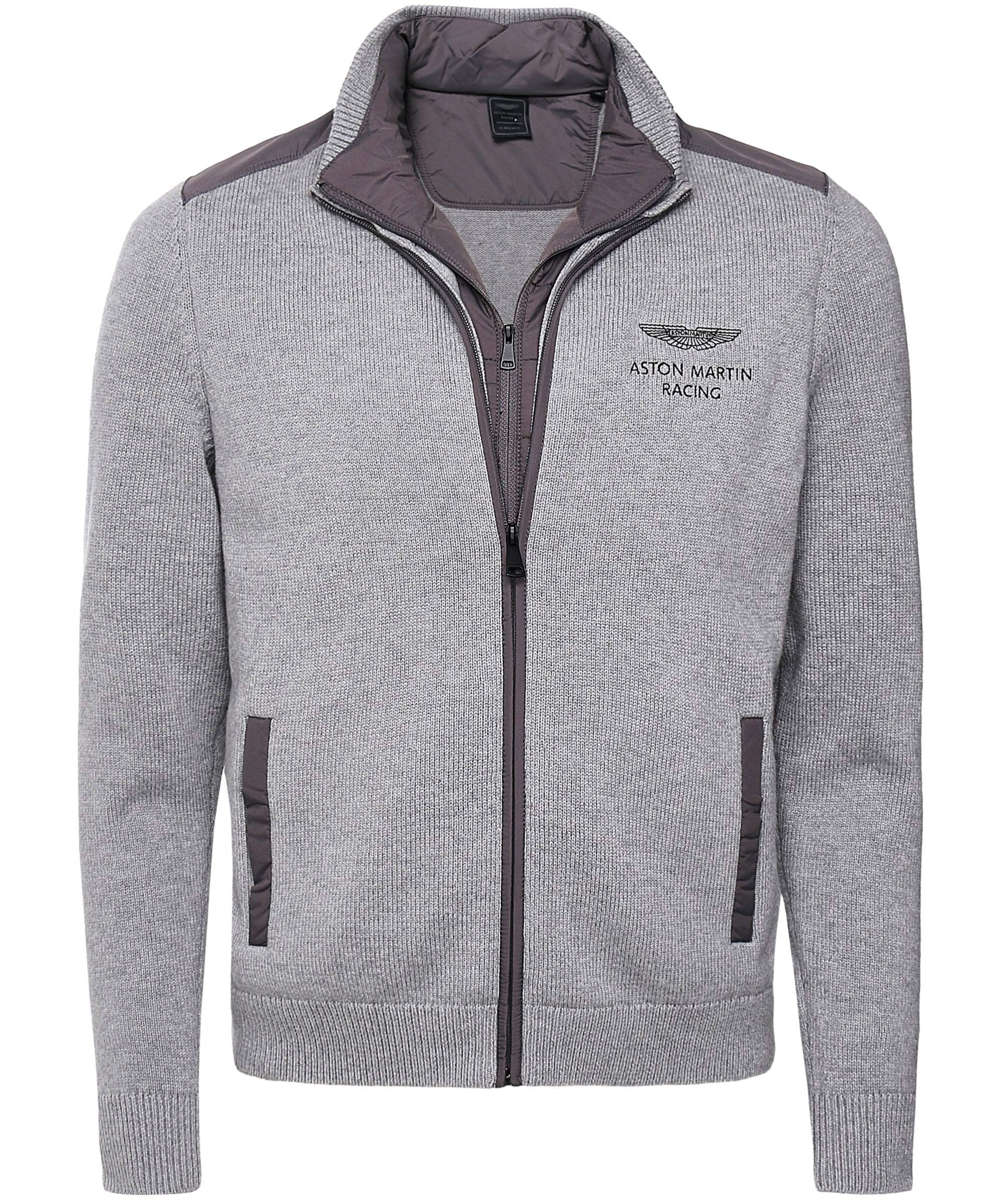 Men's Amr Db Frt Knit NYL Fz Cardigan