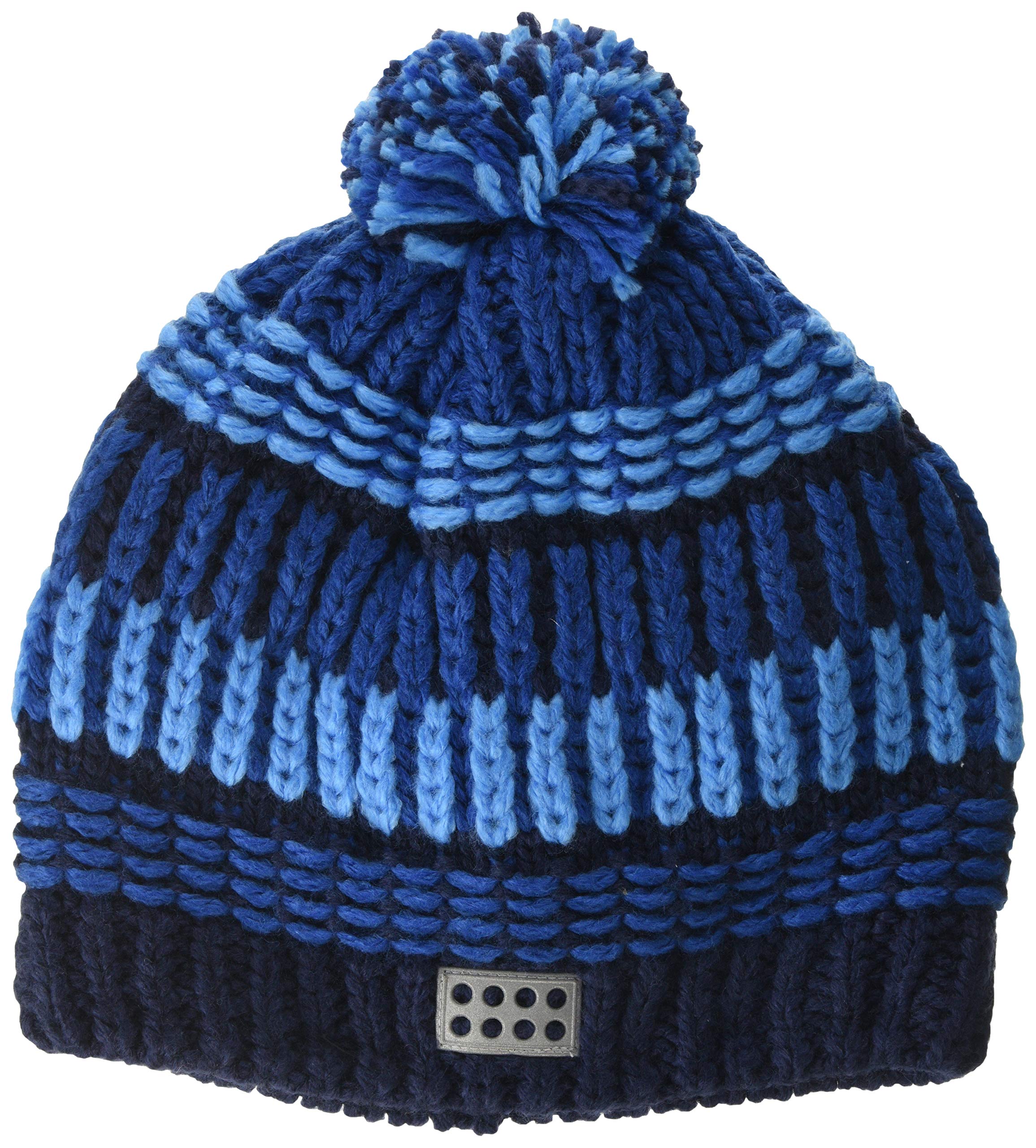 LEGO Wear Kids' Fleece-Lined Knitted Snow Beanie with Pom Pom