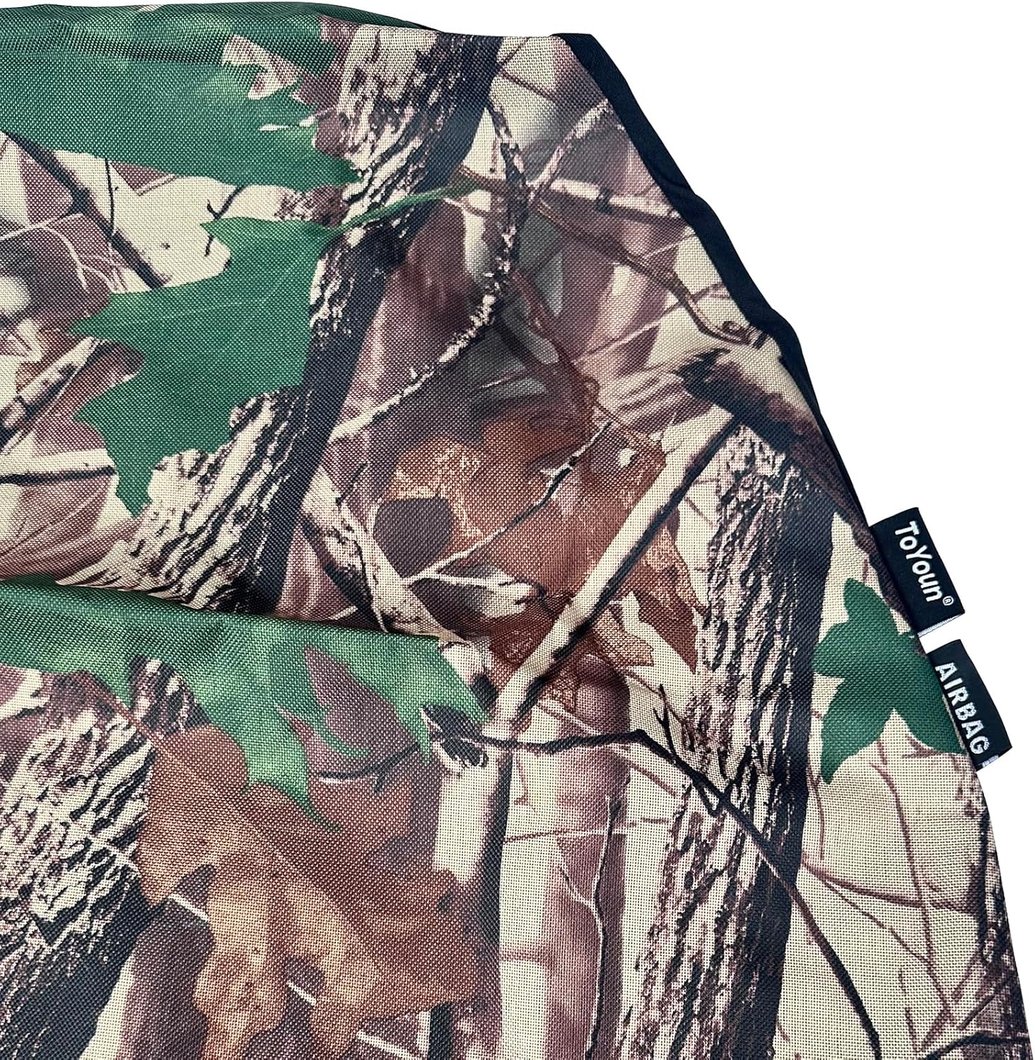 TOYOUN Camo Universal Front Car Seat Covers Waterproof Highback Bucket Seat Covers Green Forest Camouflage Print-Fit Most Cars, Trucks, SUVS, Vans 2 PCS Auto Seat Covers Car Seat Protector