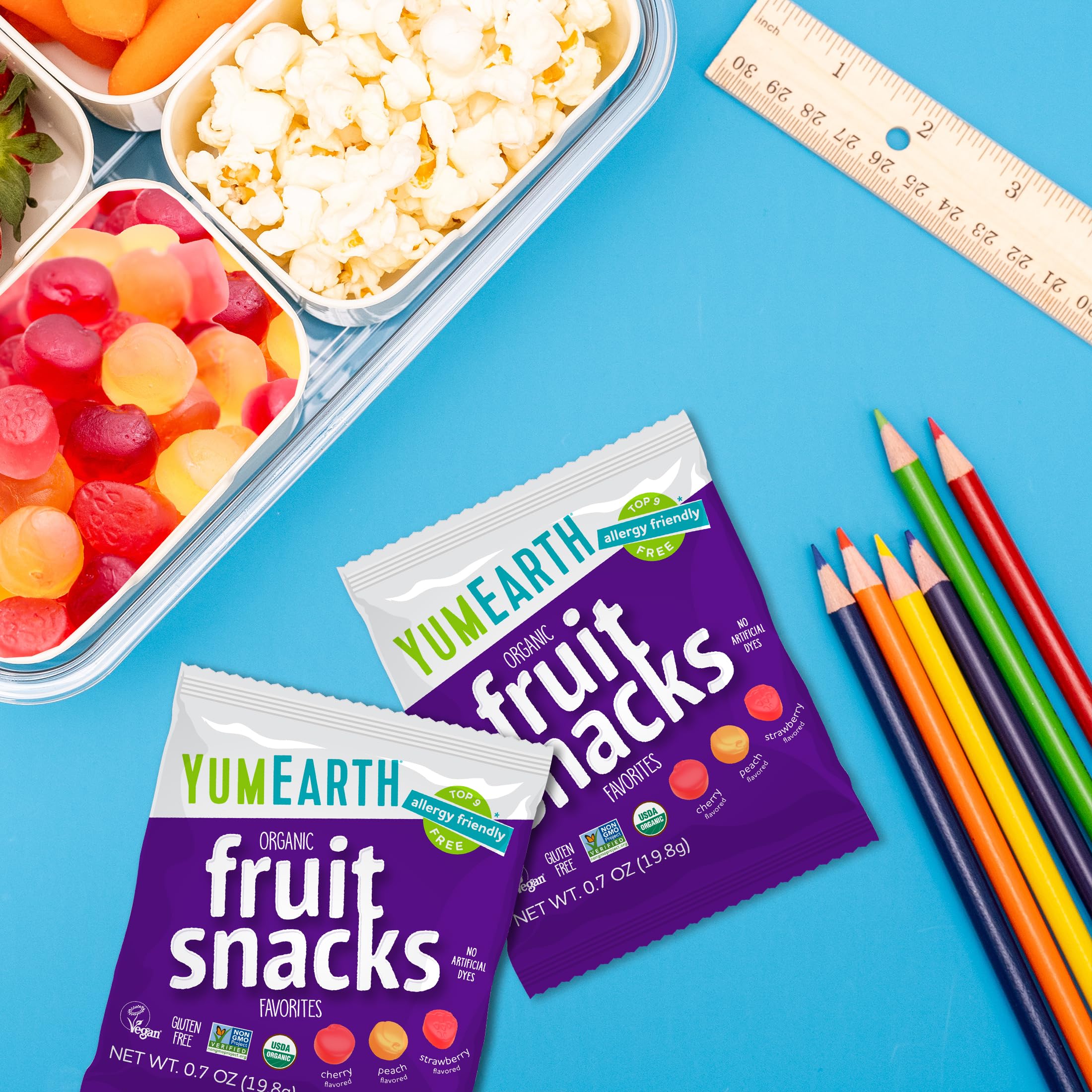 Amazon.com: YumEarth Organic Assorted Flavor Fruit Snacks, 0.7oz