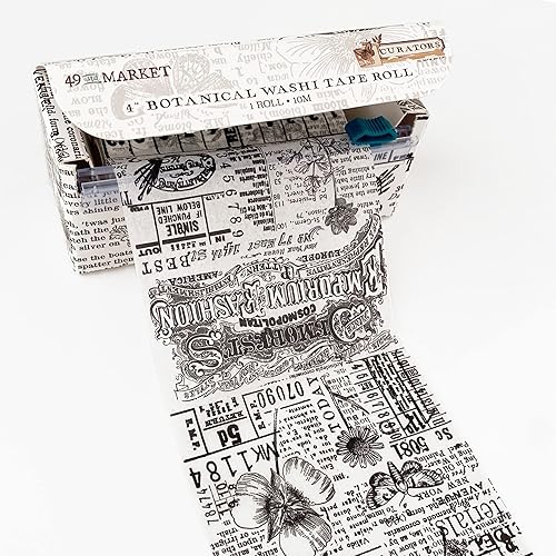 49 AND MARKET Cinta WASHI para curadores botánicos