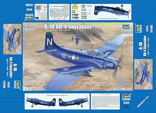 Trumpeter a-1d/AD-4 Skyraider Modelo Kit