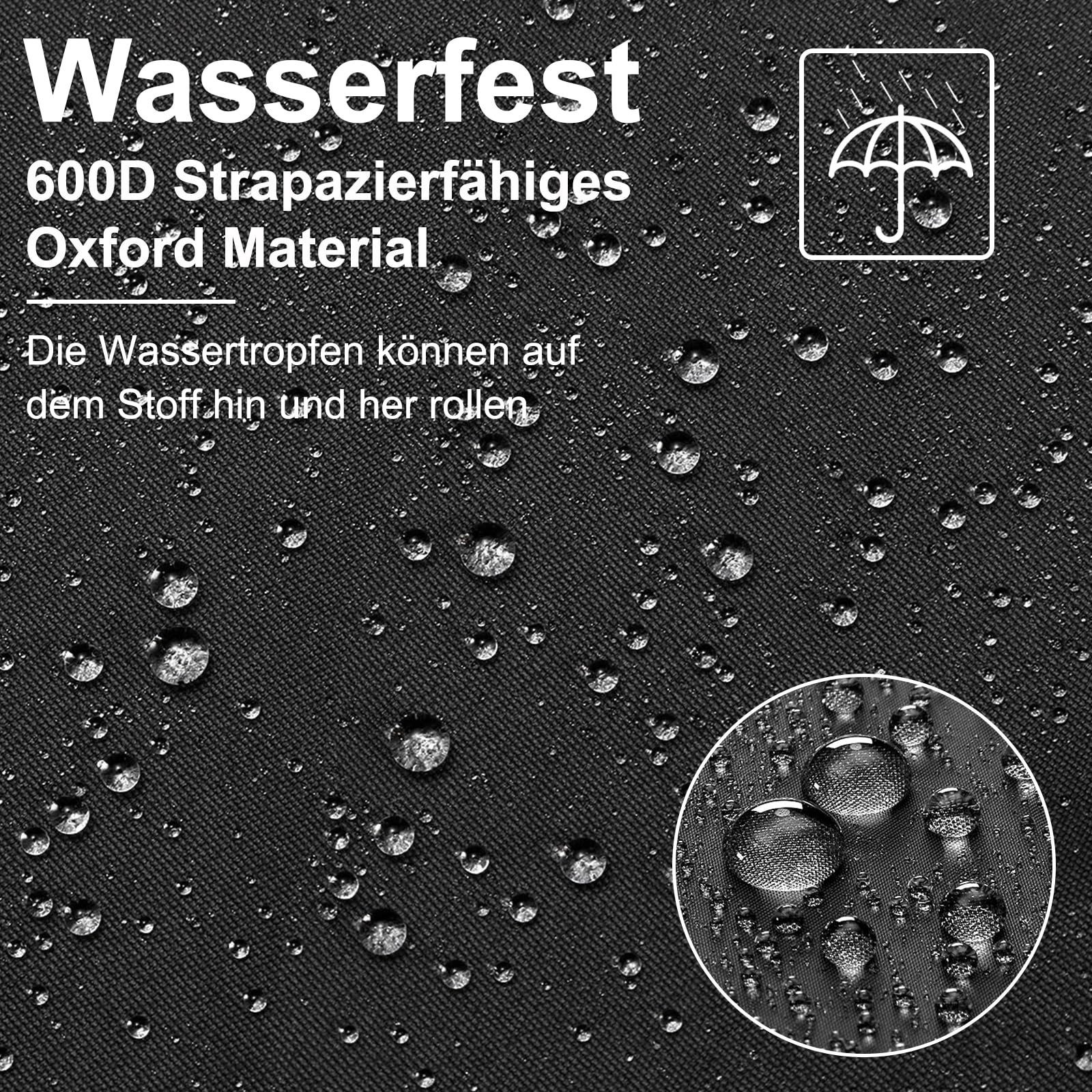 Pizza Ofen Abdeckung für 13 Gas Pizza Ofen - 55x55x27cm 600D Oxford Tuch Abdeckung wasserdicht und Dual verstellbare Kordelzug winddicht
