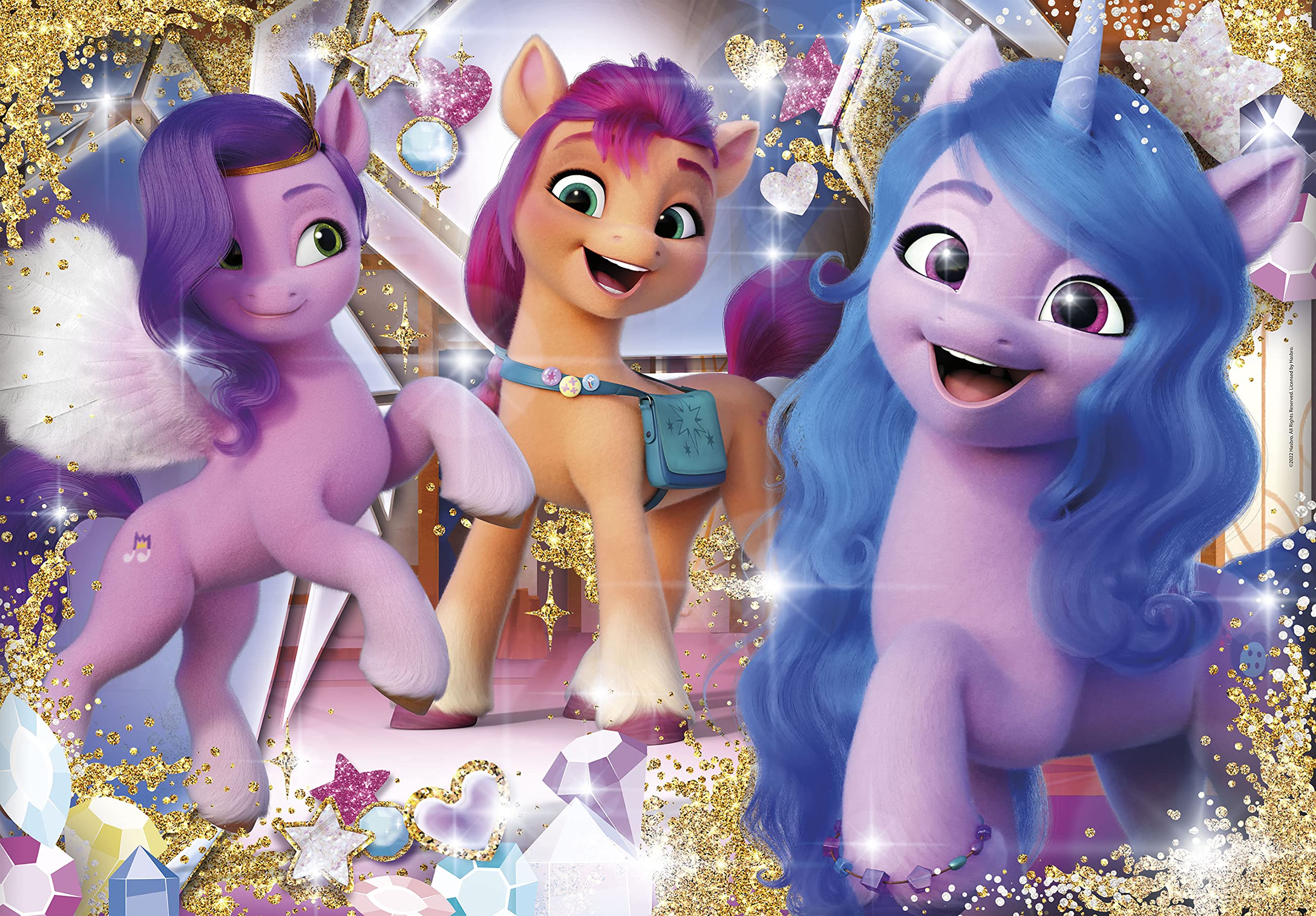 Amazon.com: Clementoni 20345 Jewels My Little Pony 104pzs Puzzle