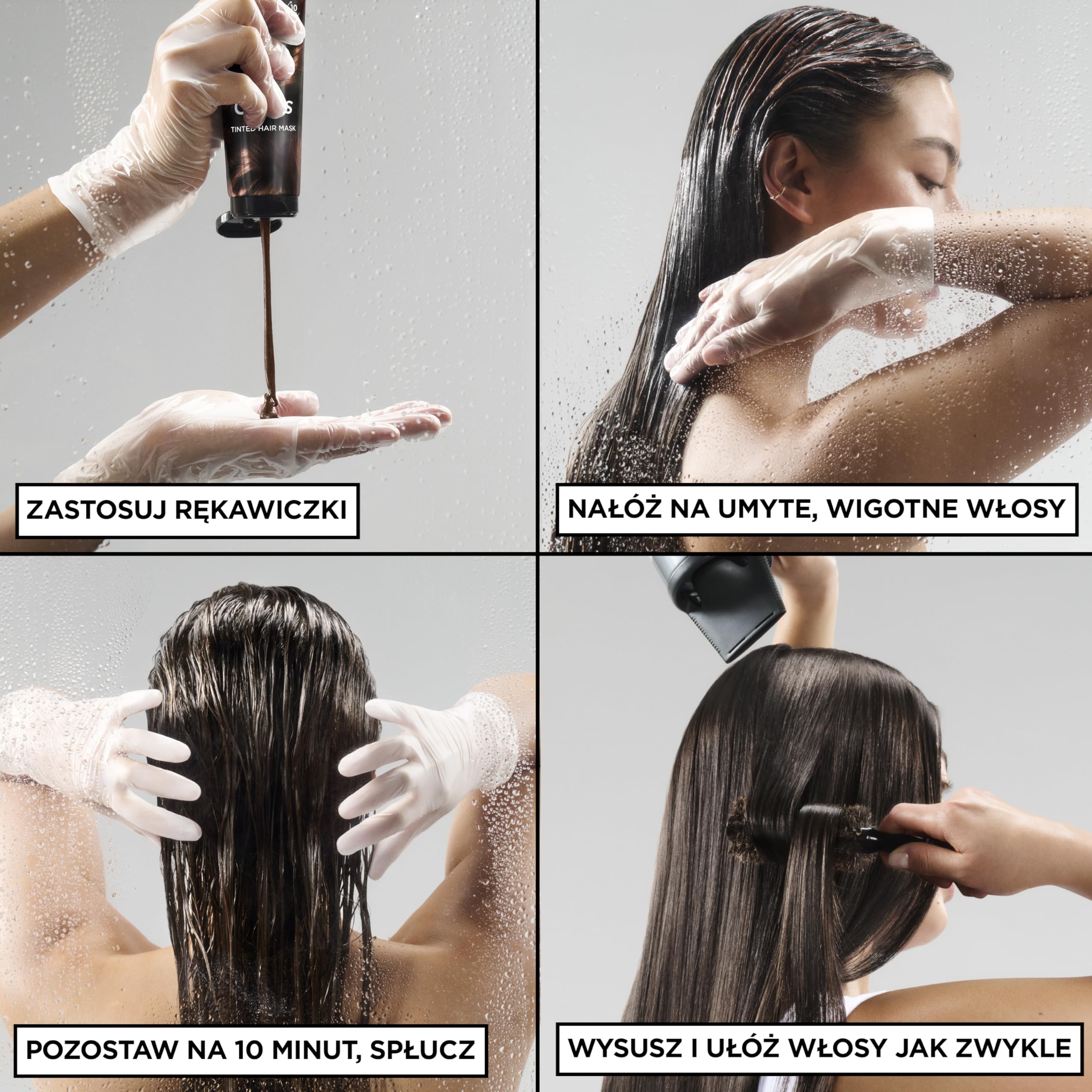 Olia Gloss - Maschera tonificante biondo freddo, per capelli decolorati, 150 ml