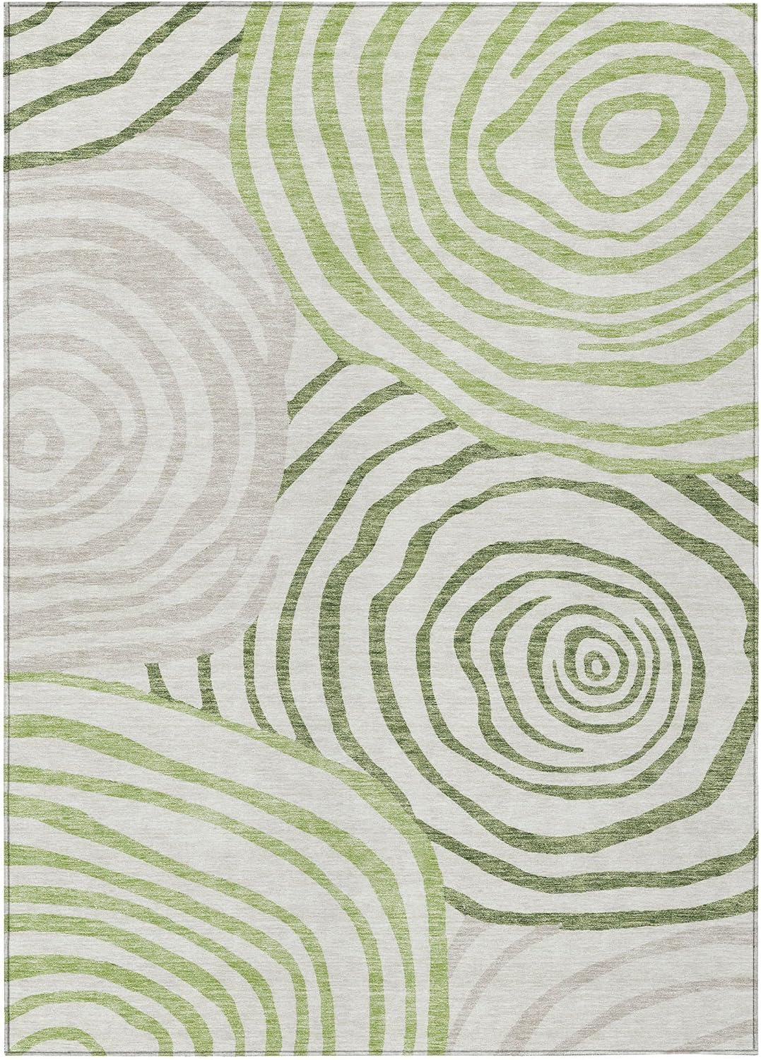 Addison Rugs Chantille ACN765 Green 2'6" x 3'10" Indoor/Outdoor, Machine Washable, Easy Clean, Non Shedding, Bedroom, Living Room, Dining Room, Kitchen, Patio Rug