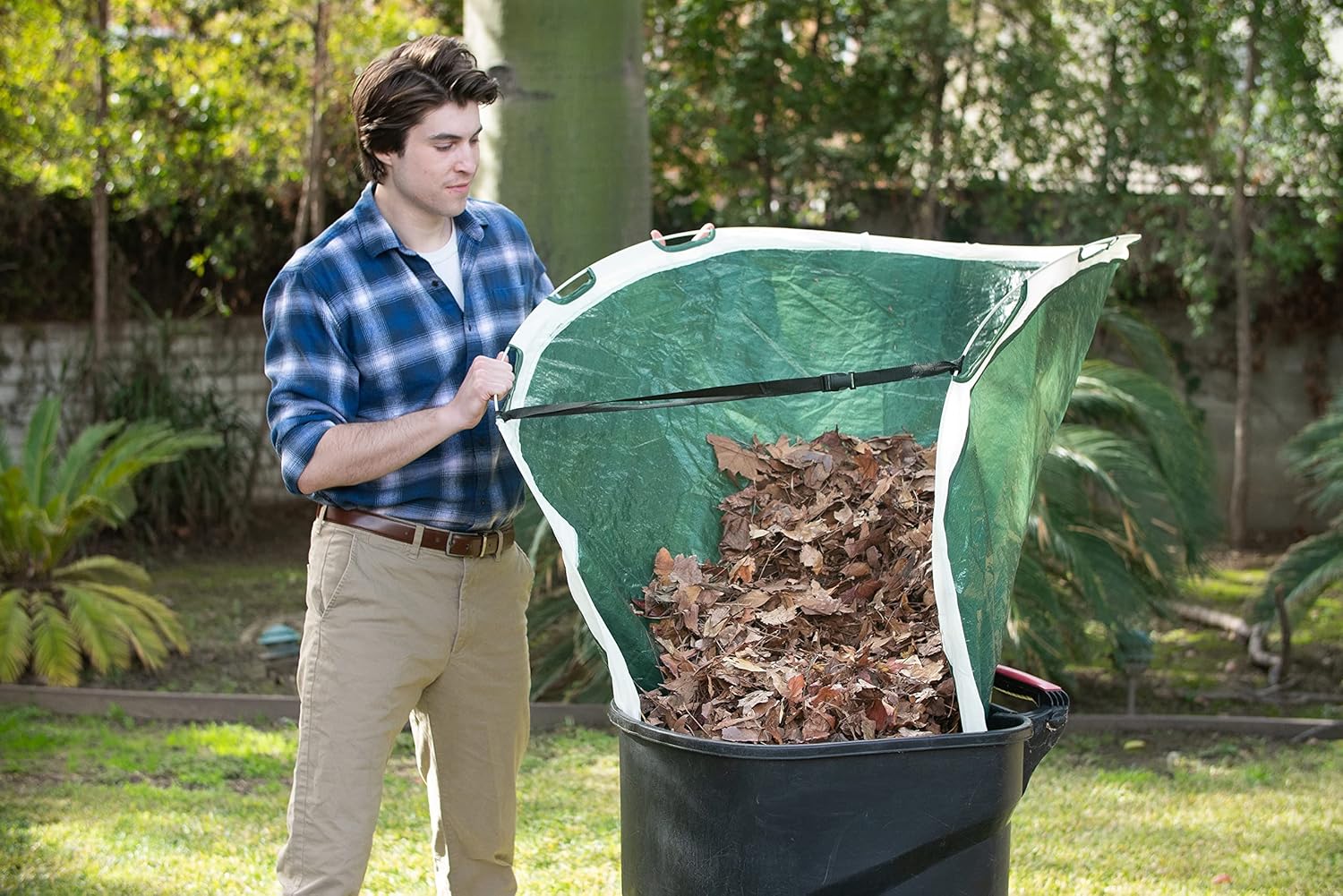 CSDust2 Leaf Collector and Lawn Garden Bag (Pop Up) Multipurpose